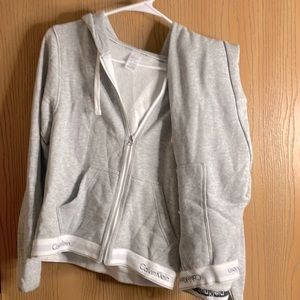 Calvin Klein Matching Light Grey Jogger Set